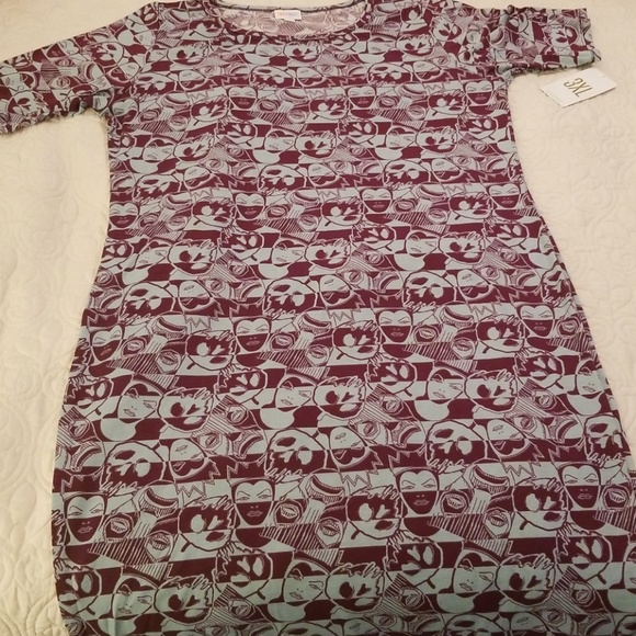 LuLaRoe Dresses & Skirts - NWT 3XL Lularoe Disney VILLIAN Julia Dress